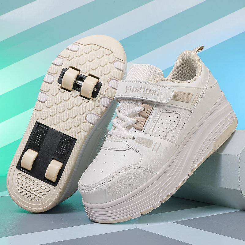 Running Shoes - زلاجات بعجلات أربع للأولاد، زلاجات بعجلات